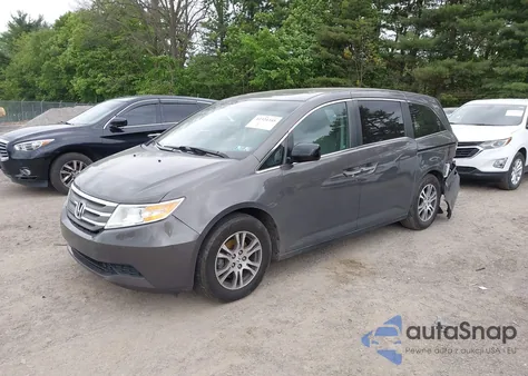 2012 Honda Odyssey Ex-L z USA, uszkodzony, nr VIN 5FNRL5H69CB146844